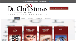 Desktop Screenshot of drchristmasoptometry.com