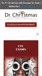 Mobile Screenshot of drchristmasoptometry.com